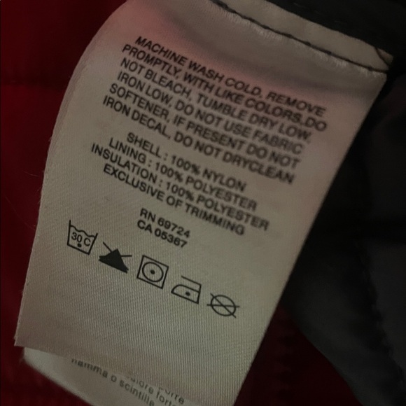 Columbia Red Puffer Jacket - Picture 5 of 7